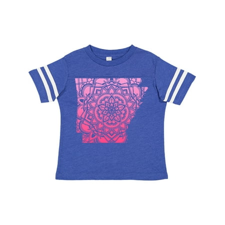

Inktastic Arkansas Silhouette Mandala Gift Toddler Boy or Toddler Girl T-Shirt