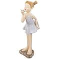 thumbnail image 2 of Northlight Girl with Butterfly Outdoor Garden Statue - 29", 2 of 8