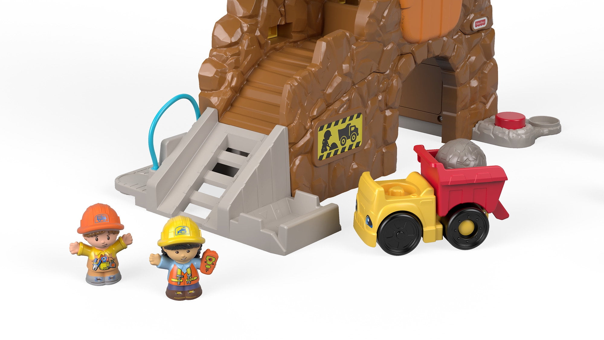 little people work together construction site