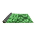 thumbnail image 2 of Ahgly Company Indoor Square Southwestern Emerald Green Country Area Rugs, 8' Square, 2 of 4