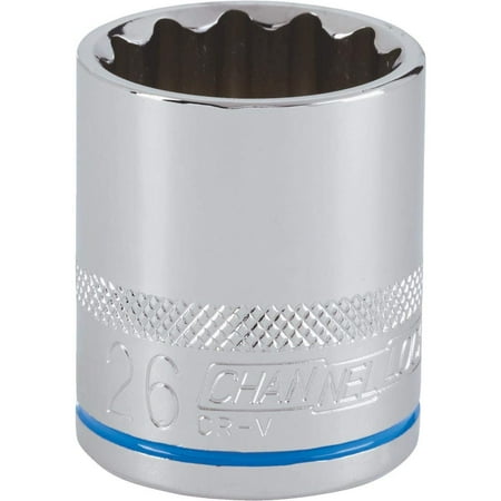 CHANNELLOCK Drive Shallow Metric Socket 351040
