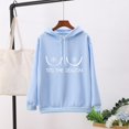 thumbnail image 2 of Gibobby Sudaderas con capucha para mujer con estampado Digital de excelente calidad, sudaderas con capucha informales con cremallera, sudadera con cremallera ligera de (Azul, M), 2 of 5