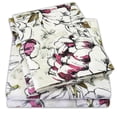 thumbnail image 2 of Sweet Home Collection 4 Piece Vintage Pink Floral Deep Pocket Microfiber Bed Sheet Sets, King, 2 of 6
