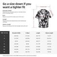 thumbnail image 5 of Balery Floral Cow Silhouette Camisa Casual de Manga Corta con Botones para Hombre, Texturizada, Estilo Cubano, para Playa, Verano-XX-Large, 5 of 5