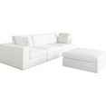 thumbnail image 4 of Diamond Sofa MUSE2SC1AC1OTWH Muse Performance Fabric Modular Reversible Chaise Sectional, Mist White - 4 Piece, 4 of 8