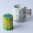 thumbnail image 1 of ruzhgo Candle Mold Frangipani Cylindrical Embossed for Making Scented Candles DIY Materials, 1 of 1