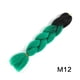 thumbnail image 2 of Xihbxyly Extensiones de Cabello Trenzado de 24 Pulgadas, Fibra Sintética de Alta Temperatura, Cabello Trenzado Preestirado, Liviano y Cómodo, Ideal para Trenzas y Pelucas, Peinados de Bricolaje, Fies, 2 of 4