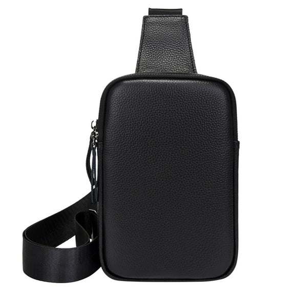 NOKIO Women'S Leather Shoulder Bag, Crossbody Bag With Hidden Pockets Ladies Chest Bag Soft Leather Feeling Crossbody Bag Large Capacity Simple Retro Shoulder Bag Travel Bag Mobile Phone Bag