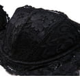 thumbnail image 5 of Women Push Up Bras Set Lace Lingerie Bra Panties Garter Stocking 4pcs/lot Black 32A, 5 of 7