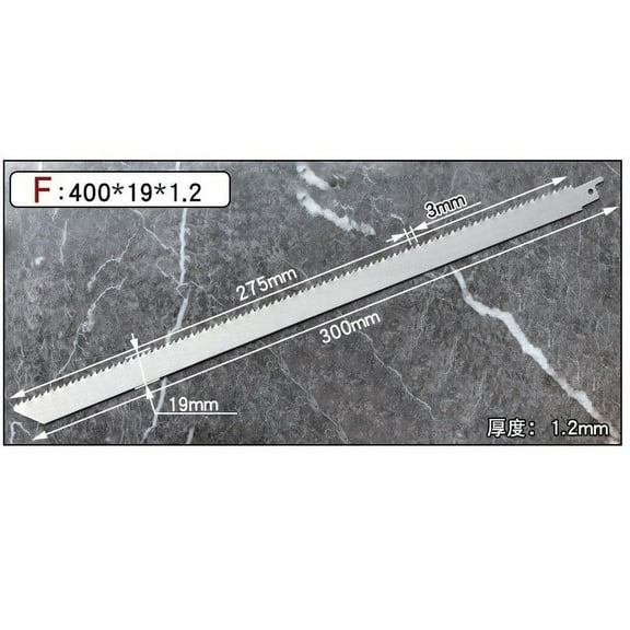 1Pc Stainless Steel Reciprocating Saw Blade Hand Saw for Cutting Wood/Meat/Bone F