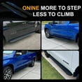 thumbnail image 6 of ONINE Clutch Running Boards Custom Fit 2020-2024 Jeep Gladiator JT 4 Doors Side Steps Nerf Bars, 7 Inch Wide Texture Black, 6 of 7