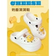 thumbnail image 3 of Zapatos de jardín con agujeros, bonitos zapatos de queso para mujer y hombre, zapatillas para mujer, sandalias de playa antideslizantes de verano para padres e hijos, 3 of 5