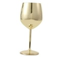 thumbnail image 3 of veasfak Verre Rouge Incassable Élégant Vaisselle pour Dîners Célébration Mariage Doré, 3 of 9