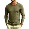 thumbnail image 3 of Vetsdori Mens Long Sleeve Shirts Lightweight Breathable Pullover Winter Sport Casual Travel Crew Neck Tshirts for Men, 3 of 6