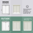 thumbnail image 6 of Yoolax Motorized Window Shade Smart Blind with Remote Control Half-Shading Privacy Automatic Child Safety Roller Shades(Half Shading Linen Beige,35"W x 72"H), 6 of 6