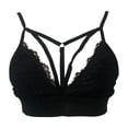 thumbnail image 1 of Gibobby traviesa Lencería Sexy Sujetador de ropa interior para mujer Plus SizeSujetador sin mangas ajustable diario(Negro, XL), 1 of 3