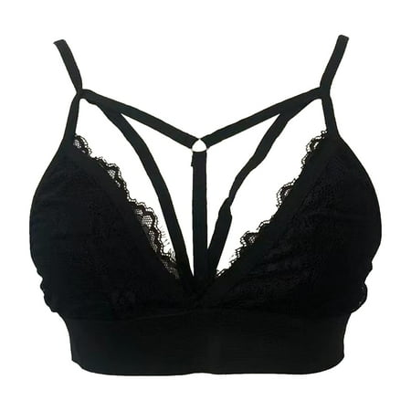 Yuhangmm Underwear Bra For Woman Plus SizeDaily Sleeveless Bra Thigh High Fishnet Stockings for Women Lingerie