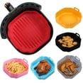 thumbnail image 4 of Bandeja para hornear cuadrada de silicona grande Bandeja para freidora de aire Olla para hornear de silicona para airfryer, 4 of 5