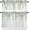 Sage Green, variant on Kitchen Curtain Valance and Tiers Set Sage Green Eucalyptus Leaf 3 Pc Window Treatment Plant Leaves with Floral Pieces Rod Pocket for Small Windows Bedroom, 54 inx36 in