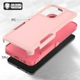 thumbnail image 6 of TJS for Motorola Moto G 5G 2025 / Moto G 2026 / Moto G Play 2026 Phone Case, with Tempered Glass Screen Protector, Heavy Duty Rugged Shockproof Full Body Protection Cover (Pink), 6 of 6