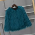 thumbnail image 2 of Coerni Girls Faux-Fur Jacket Coat Winter Snowday Thick Warm Fashion Cool Clothes 2-10 Years Kids Halloween Winter Fleece Jacket, 2 of 4
