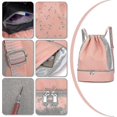 thumbnail image 4 of Gym Bag Children Gym Bag Drawstring Daypack Waterproof Backpack With Shoe Compartment Wet Compartmen, 4 of 5