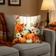 thumbnail image 4 of Fundas de almohada de Acción de Gracias de 17,7 x 17,7 pulgadas, con diseño de calabaza otoñal y tela suave con cremallera oculta para decoración del hogar., 4 of 6