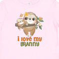 thumbnail image 4 of Inktastic Sloth I Love My Granny Boys or Girls Baby T-Shirt, 4 of 5