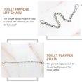 thumbnail image 4 of Toilet Flapper Lift Replacement Handle Chain Chains Kit Stainless Steel Metal Supplies, 4 of 8