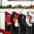 thumbnail image 3 of GAXIRE 1Set Socks Decoration Christmas Stocking Sock-Shaped Lint Velvet For Christmas Ornaments, 3 of 8