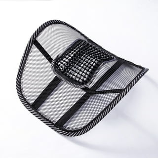  Samyoung Mesh Back Lumbar Support, Back Support Seat Cushion  with Breathable Mesh for Office Chairs Car 12” x 16” : Office Products