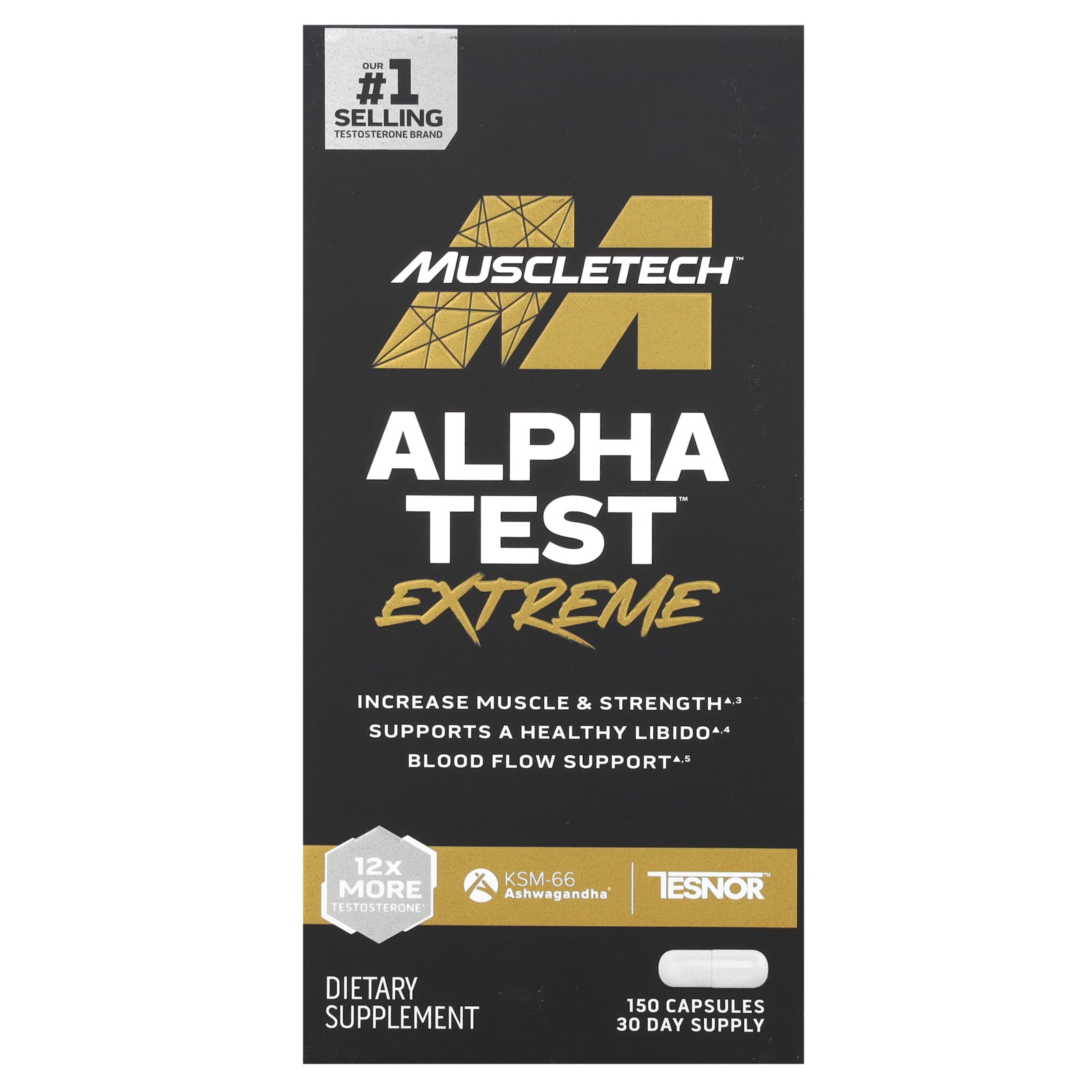 MuscleTech Alpha Test Thermo XTR, 90 Capsules - Walmart.com