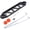Black, variant on Universal Billet Aluminum Battery Tie Down Mount Bracket with 250mm(10") Stainless J Bolts for Car SUV RV Fits Group 24 34 35 Batteries