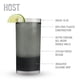 thumbnail image 3 of Vaso Térmico HOST Highball para Cócteles Freeze 300mL Negro, 3 of 9