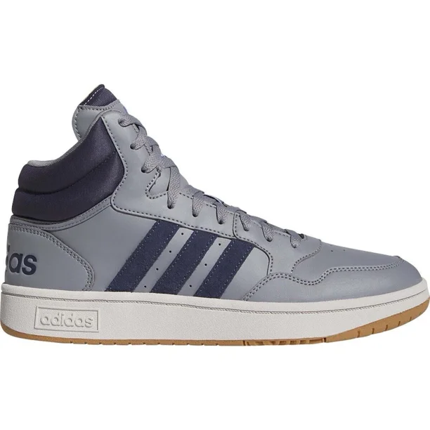 Ad-id-as Hoops 3.0 Mid Men’s Sneaker Athletic Shoe Gray Blue Trainer Footwear #613