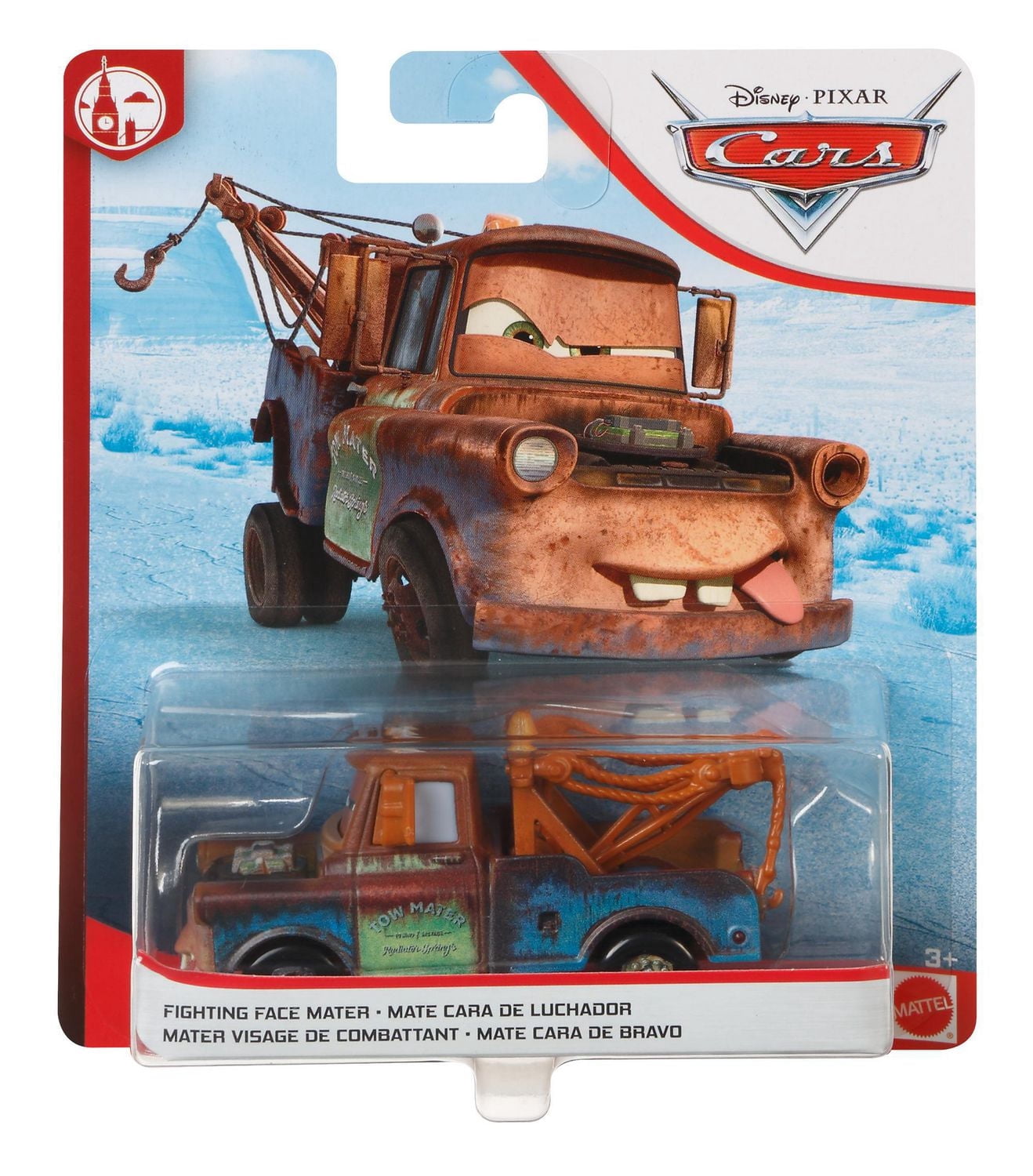 Disney Pixar Cars Fighting Face Mater diecast character vehicle