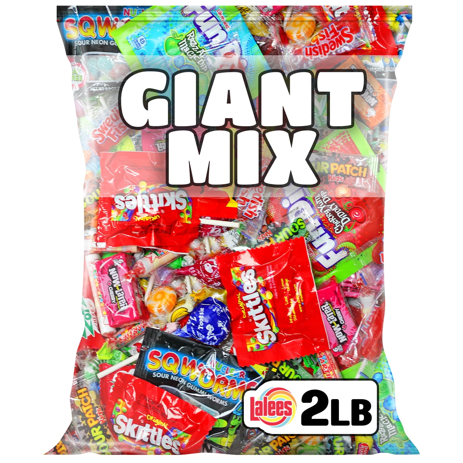 Assorted Candy - Bulk Candy - 2 Pounds - Fun Size Candy - Giant Party Mix - Pinata Stuffers - Candy Variety Pack - Individually Wrapped Candy - Candy Assortment