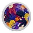 thumbnail image 1 of 4PCS Round Pineapple Cabinet Fluorescence Knob Glowing in the Dark Furniture Drawer Pulls Handle with Screws, 1 of 5