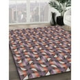 thumbnail image 2 of Ahgly Company Indoor Square Patterned Maroon Purple Novelty Area Rugs, 7' Square, 2 of 6