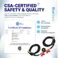 thumbnail image 2 of BlueStars 5FT 2-Way Propane Hose Adapter 1lb to 20lb - Gas Hose with QCC1/Type1 for 5-40lb Propane Tanks- for Weber Q Grill, Coleman Camp S, 2 of 9