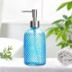 thumbnail image 1 of Botella de Loción de Vidrio con Dosificador – Dispensador de Jabón de Vidrio con Textura de Puntos En Relieve para Tocador de Cocina y Baño – Dosificador de Acero Inoxidable a Prueba de Fugas – Diseñ, 1 of 6