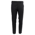 thumbnail image 1 of Pre-Owned Mr. P. Slim-Fit Trousers in Black Wool, 1 of 2