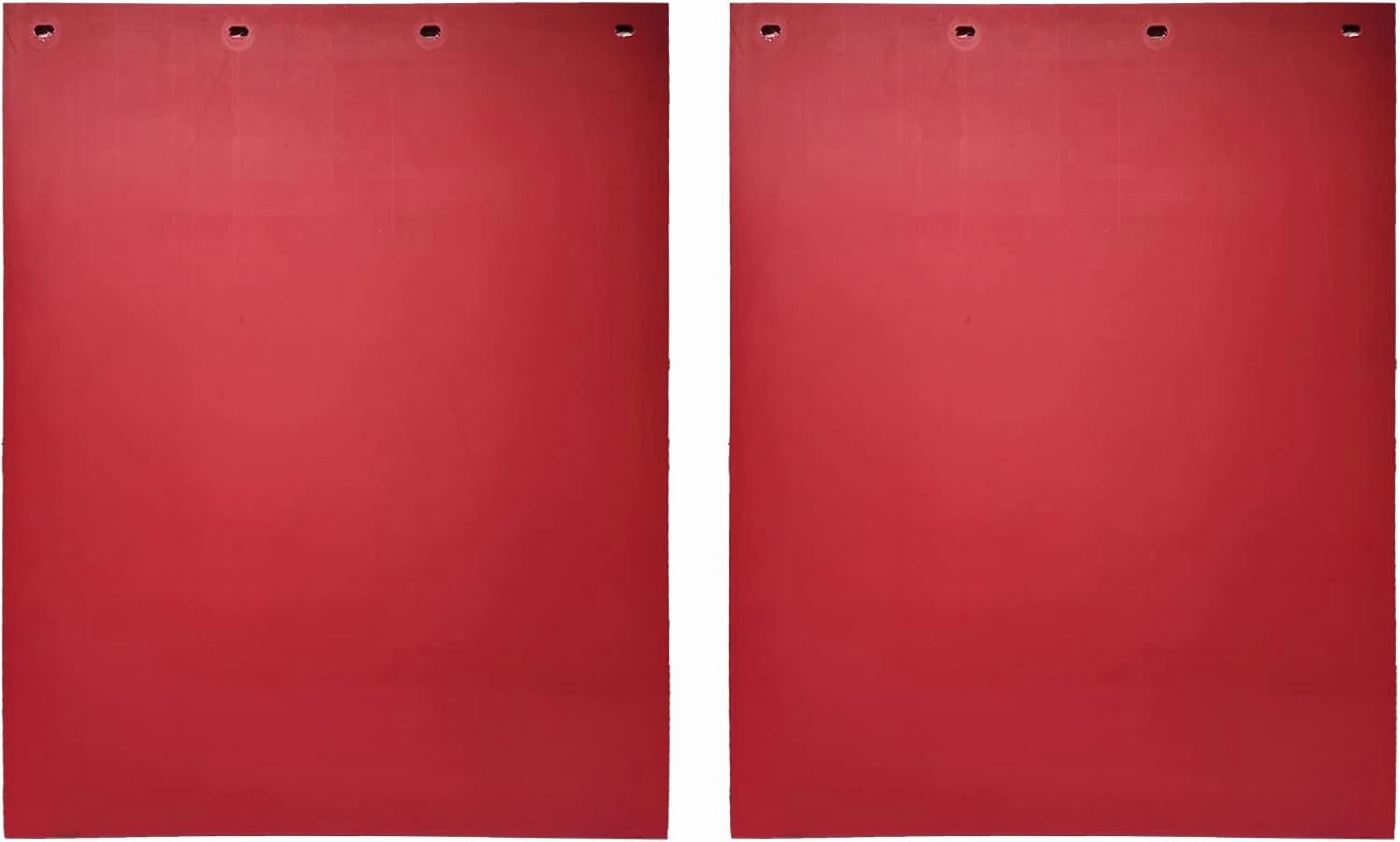 Par de Guardabarros de Poliuretano Denco, Uso Extremo, Universal, Resistente al Clima, Amarillo, 24" x 30" 2