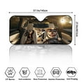 thumbnail image 5 of Xoenoiee Funny Dogs Cats Print Car Windshield Sun Shade, Foldable Car Sunshade Cover UV Block Car Front Window Heat Insulation Protection Auto Windshield Covers Universal Fit for Truck Sedan SUV, 5 of 7