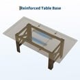 thumbnail image 6 of 71 Inch Dining Table for 6 People,Large Rectangular Kitchen Table W/Thick Sturdy Frame,Farmhouse Dining Room Tables W/Waterproof Wood Tabletop.Easy Assembly, 6 of 8
