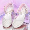 thumbnail image 3 of KEINXS Chic Girls‘ Rhinestone High Heels  Breathable  Non-Slip - Perfect for Weddings & Everyday Wear  Spring/Fall, 3 of 6