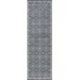 thumbnail image 3 of Hampton Traditional 2' x 7' Gray and Beige Polypropylene Indoor Area Rug, 3 of 8