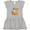 AC-Heather Grey, variant on Cute as 3.14 Pi Day Pumpkin Pie Pun Girls Toddler Dress