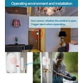 thumbnail image 3 of Laklulu Kit inalámbrico de alarma para el hogar, sensor WiFi para puertas y ventanas, detección inteligente del estado de la puerta, advertencia telefónica, funciona con la aplicación Smart Life, 3 of 5