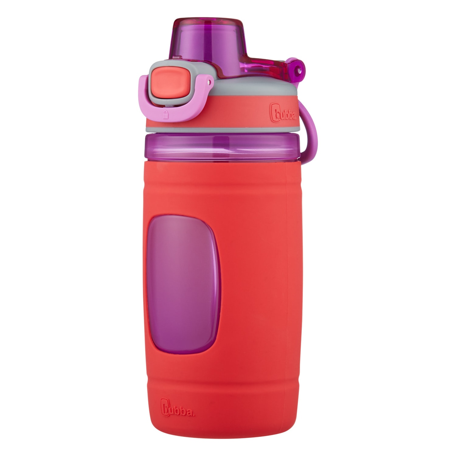bubba Leak Proof Flo Silicone Kids Water Bottle, 16 oz., Refresh Coral